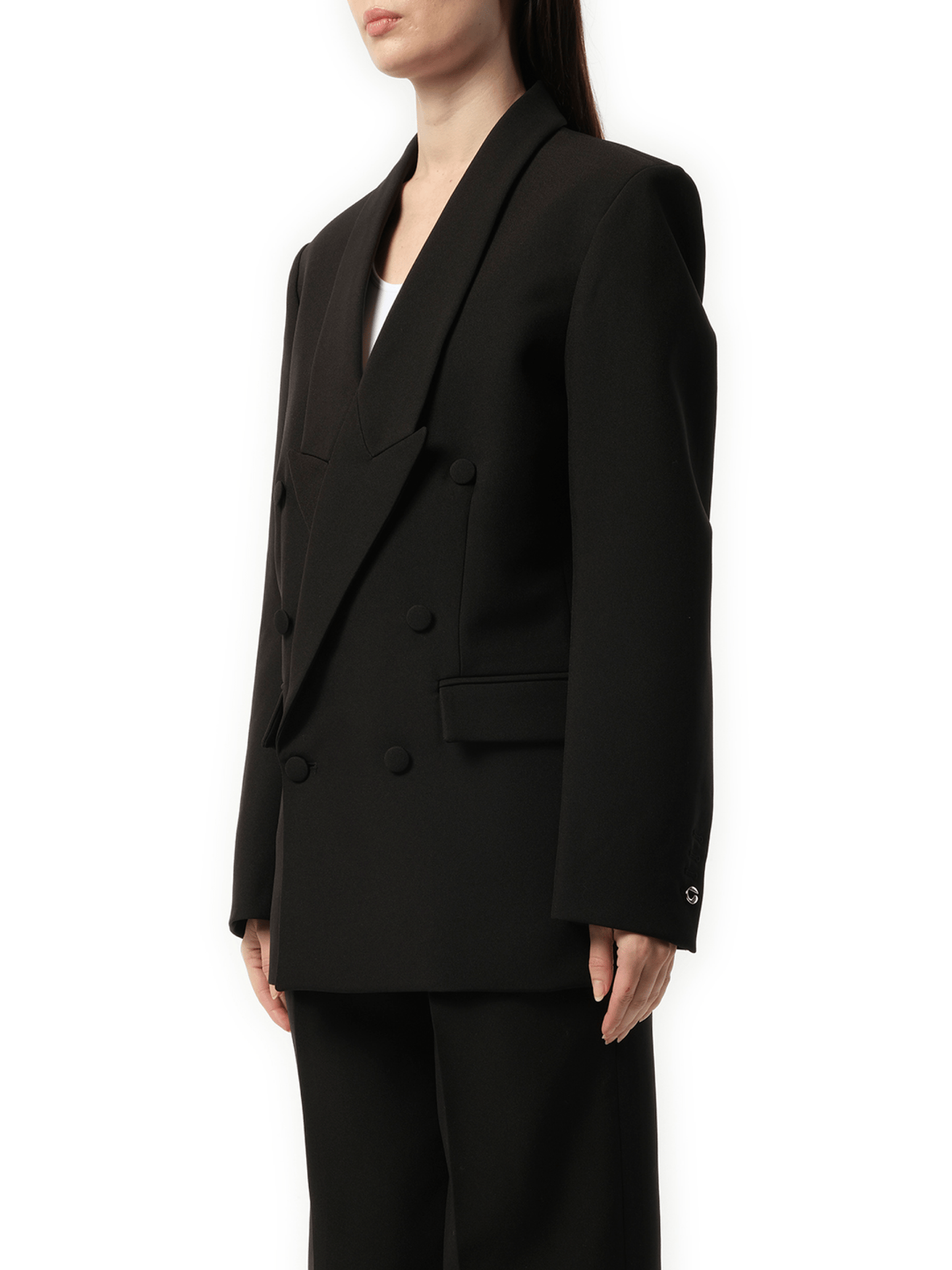 COPERNI Double Breasted Tailored Jacket (Black)