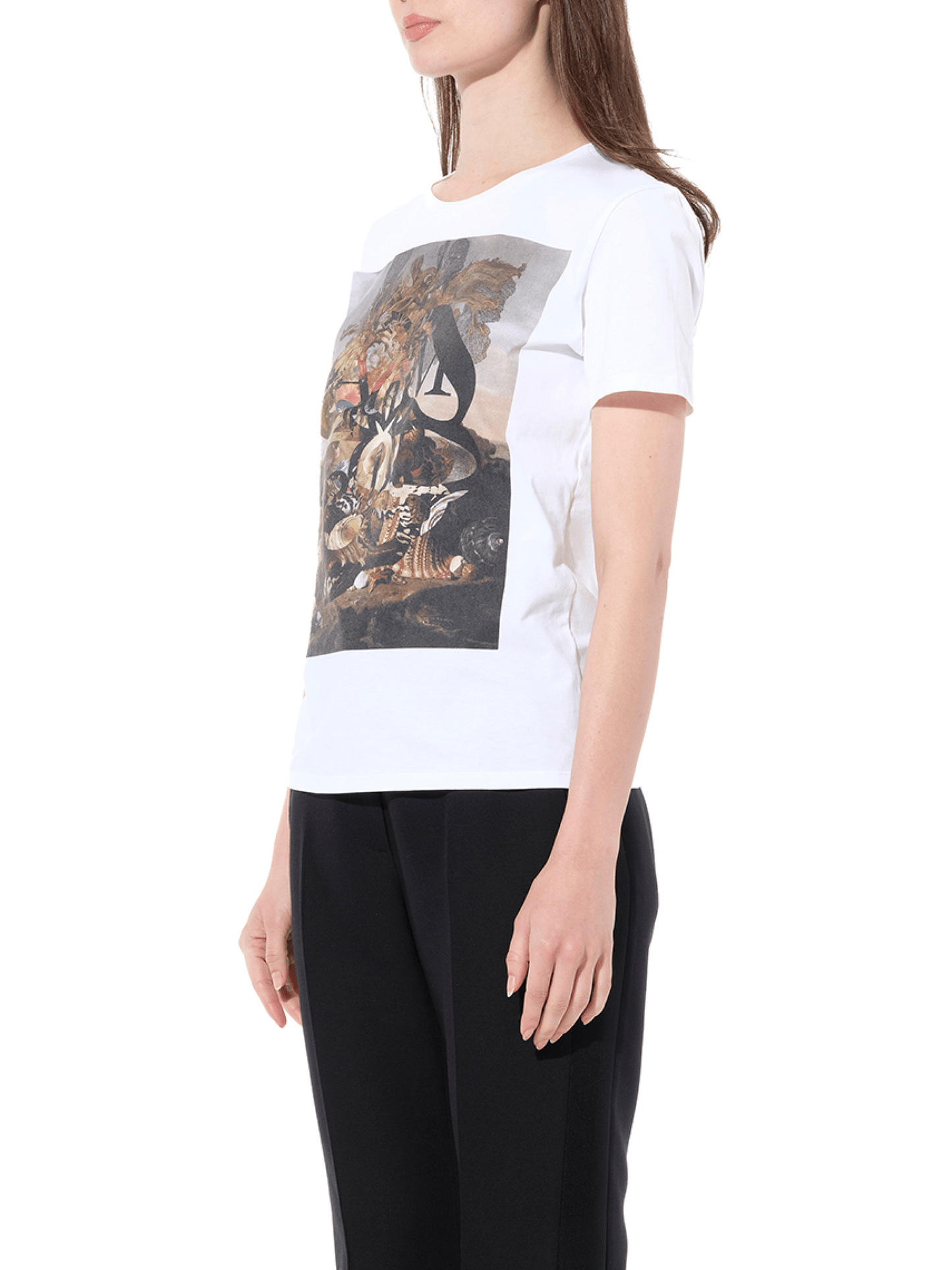 ALEXANDER MCQUEEN Hidden Logo T-Shirt (White)
