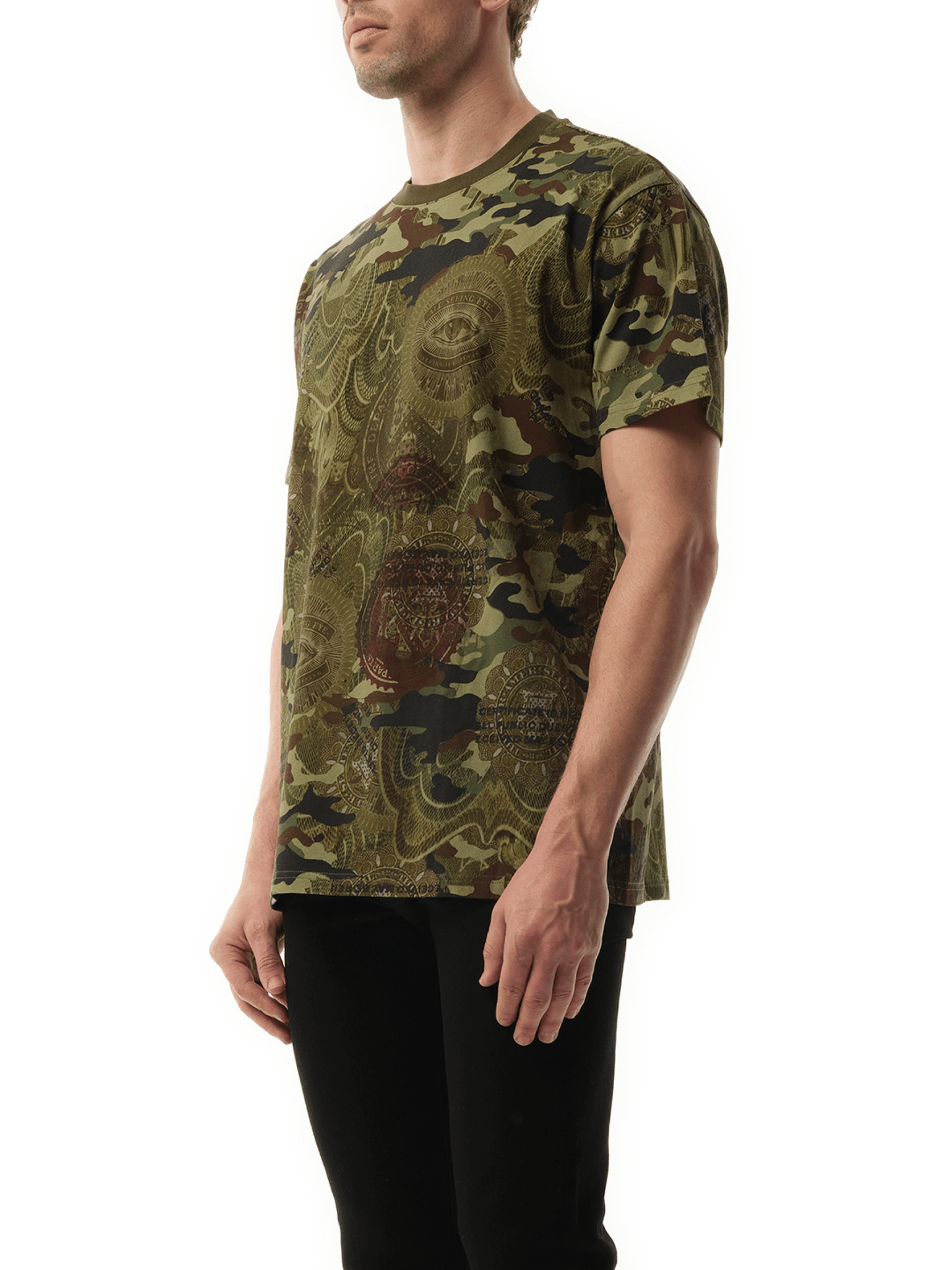 GIVENCHY Podium Dollar T-Shirt (Green)