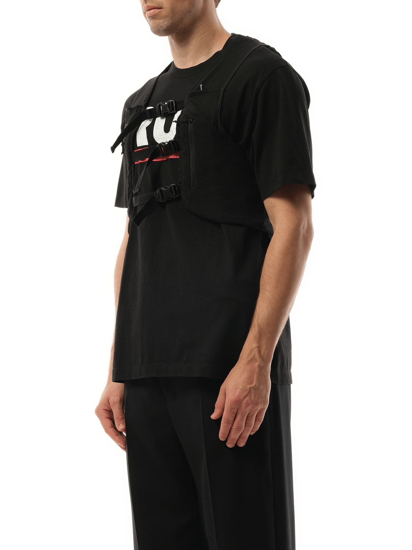 DOUBLET Trail Vest T-Shirt (Black)