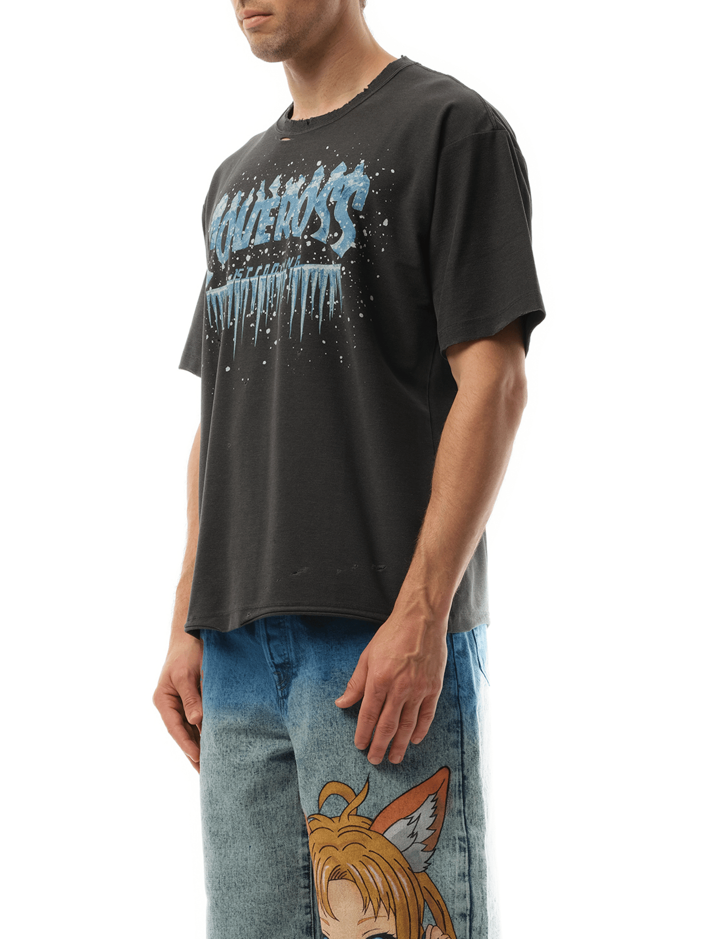 DOUBLET Ultra Freezer Regular Fit T-Shirt (Black)