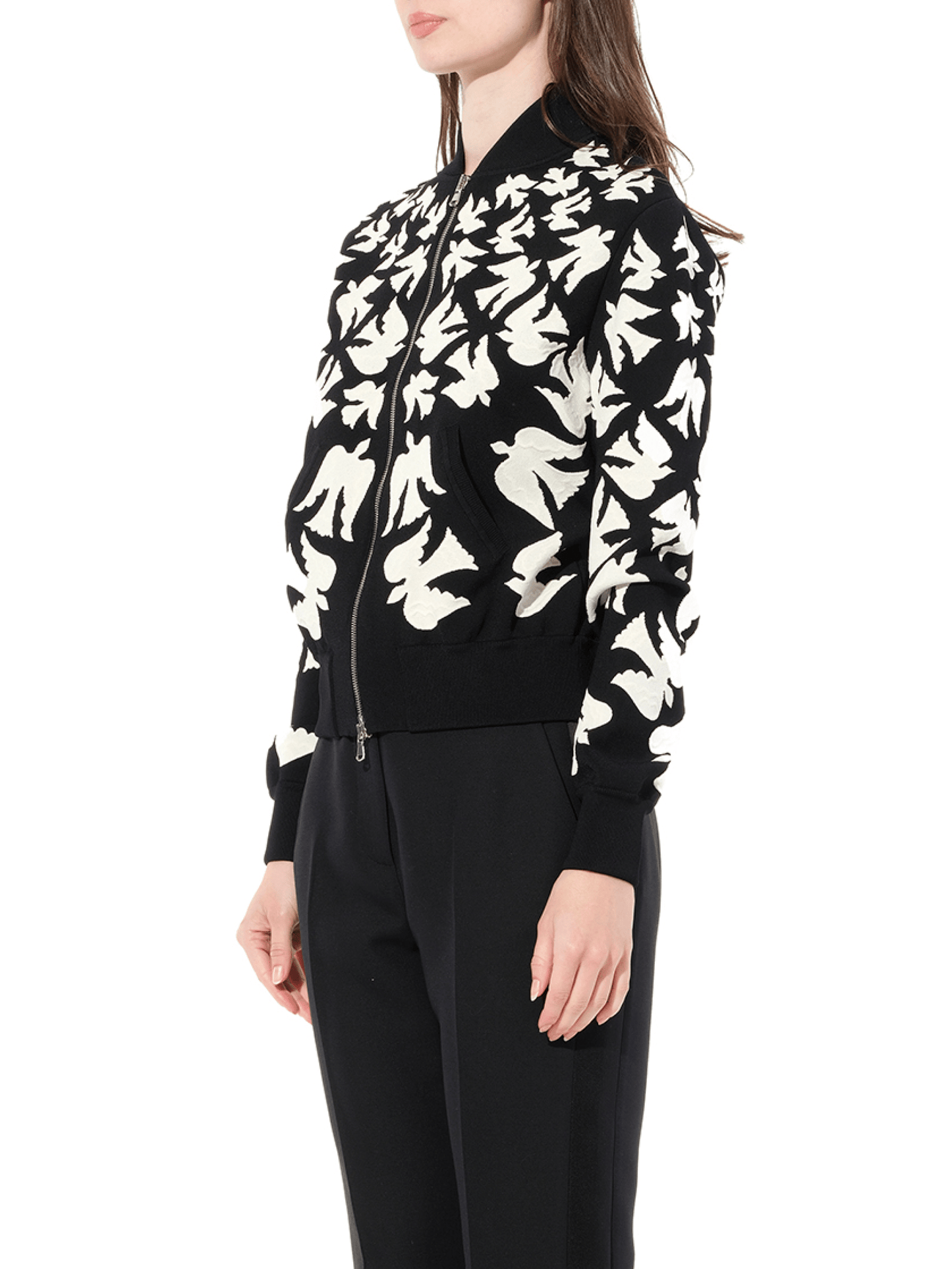 ALEXANDER MCQUEEN Knit Jacket (Black)