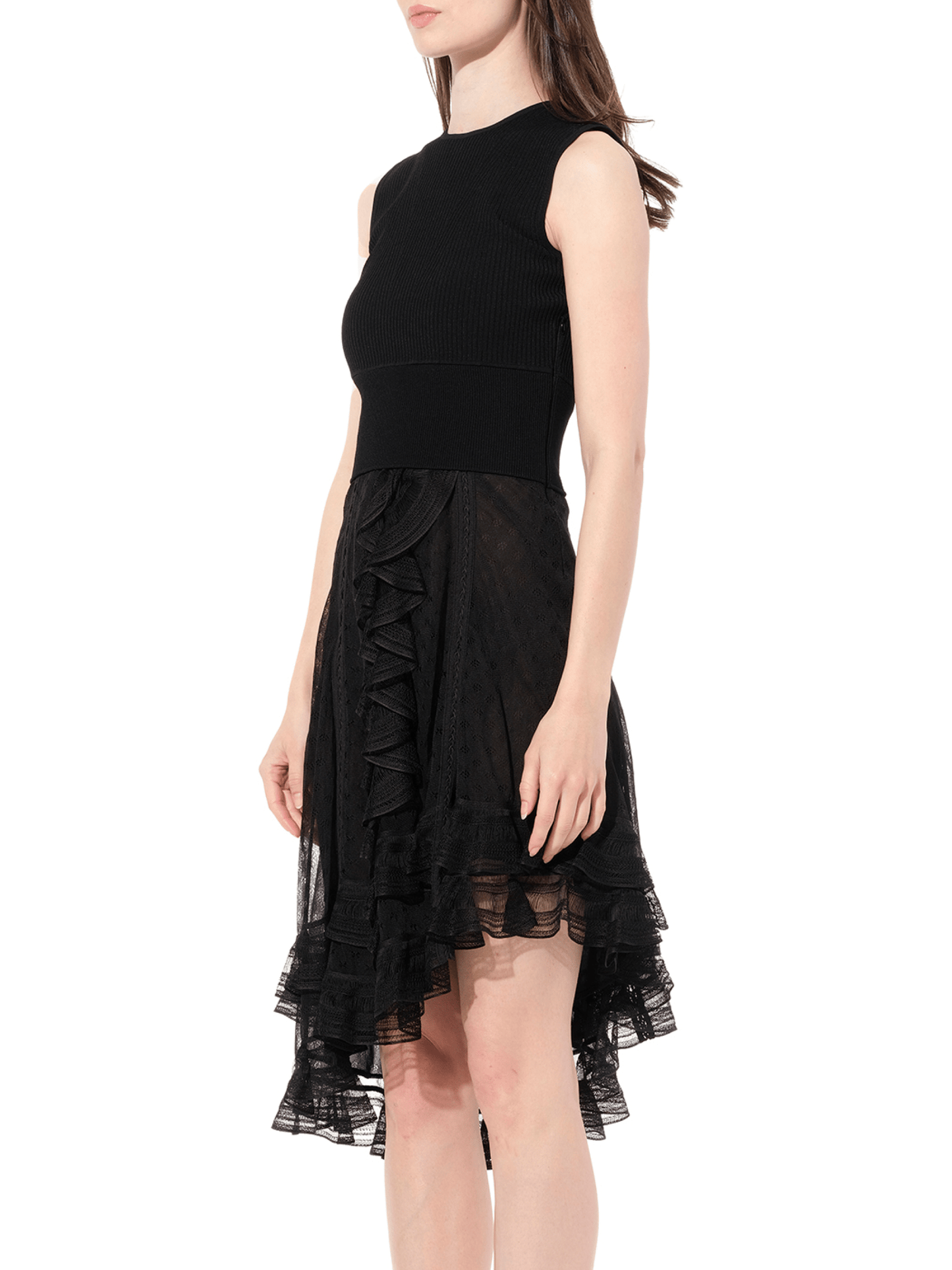 ALEXANDER MCQUEEN Mini Dress (Black)