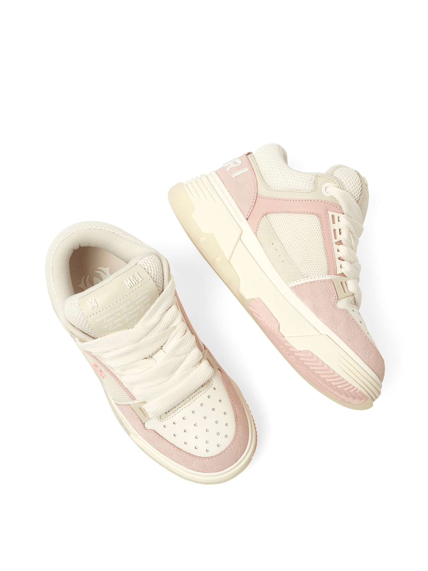 AMIRI MA Quad Debossed MA-1 Sneaker (Pink)