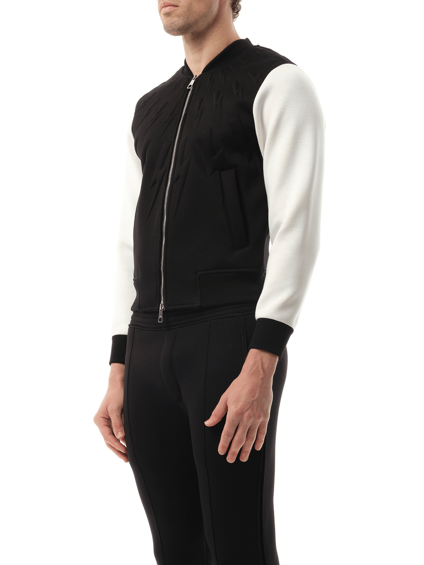 NEIL BARRETT Zip Sweatshirt (Black)