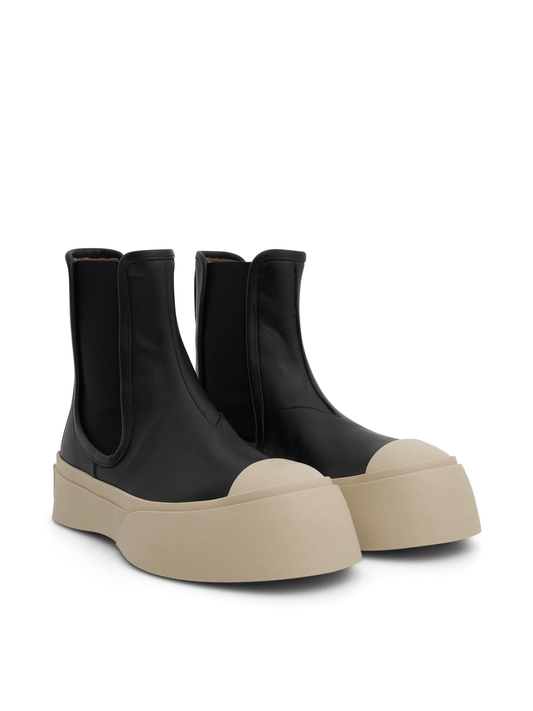 MARNI Pablo Chelsea Leather Boot (Black)