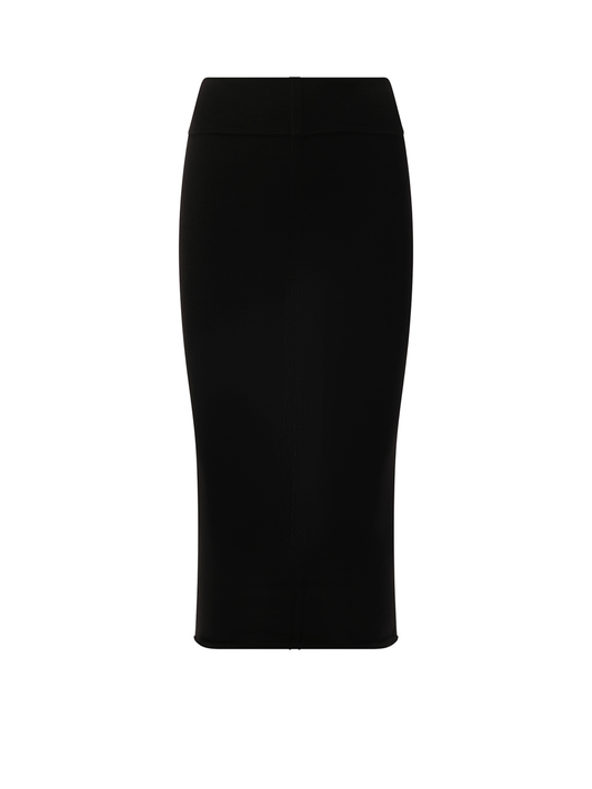 RICK OWENS Calf Dauphine Skirt (Black)