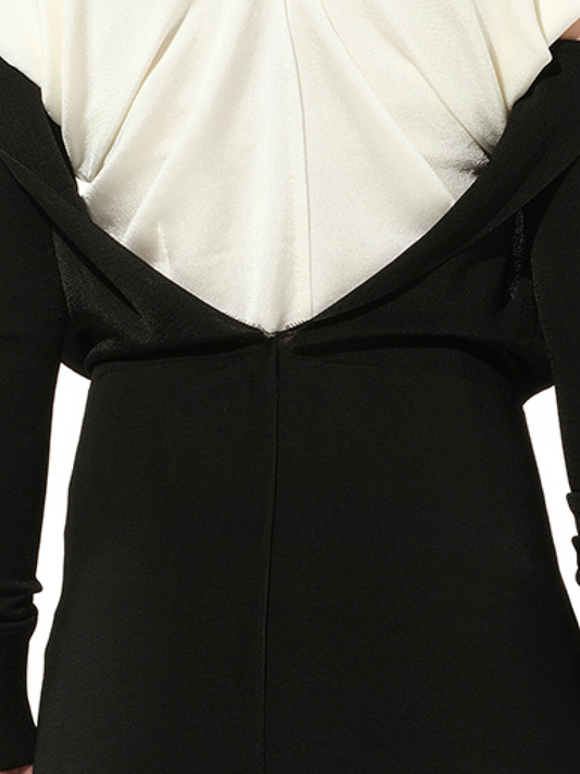 CHLOE Back Panel Skirt (Black)