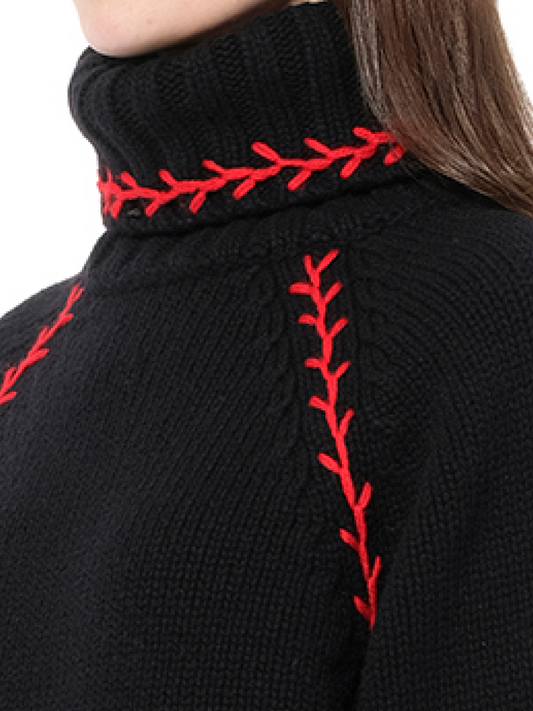 ALEXANDER MCQUEEN Pullover (Black Red)