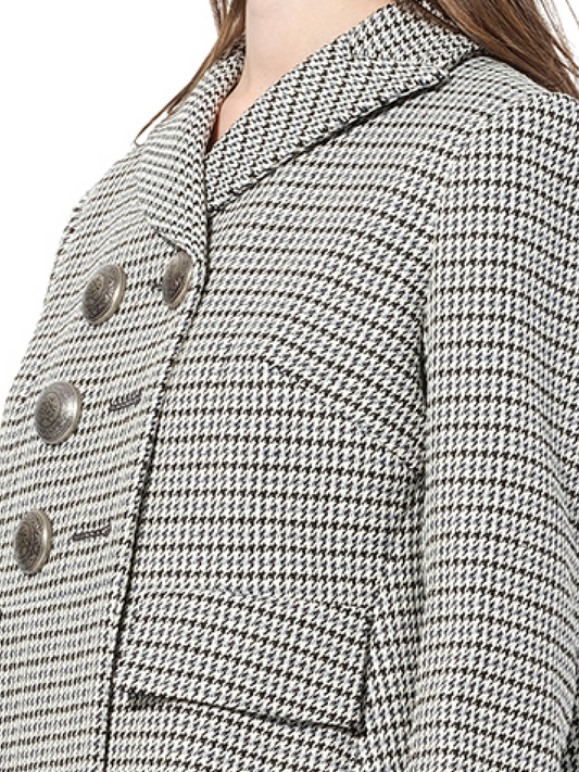 ALEXANDER MCQUEEN Cappotto Coat (Grey Black)