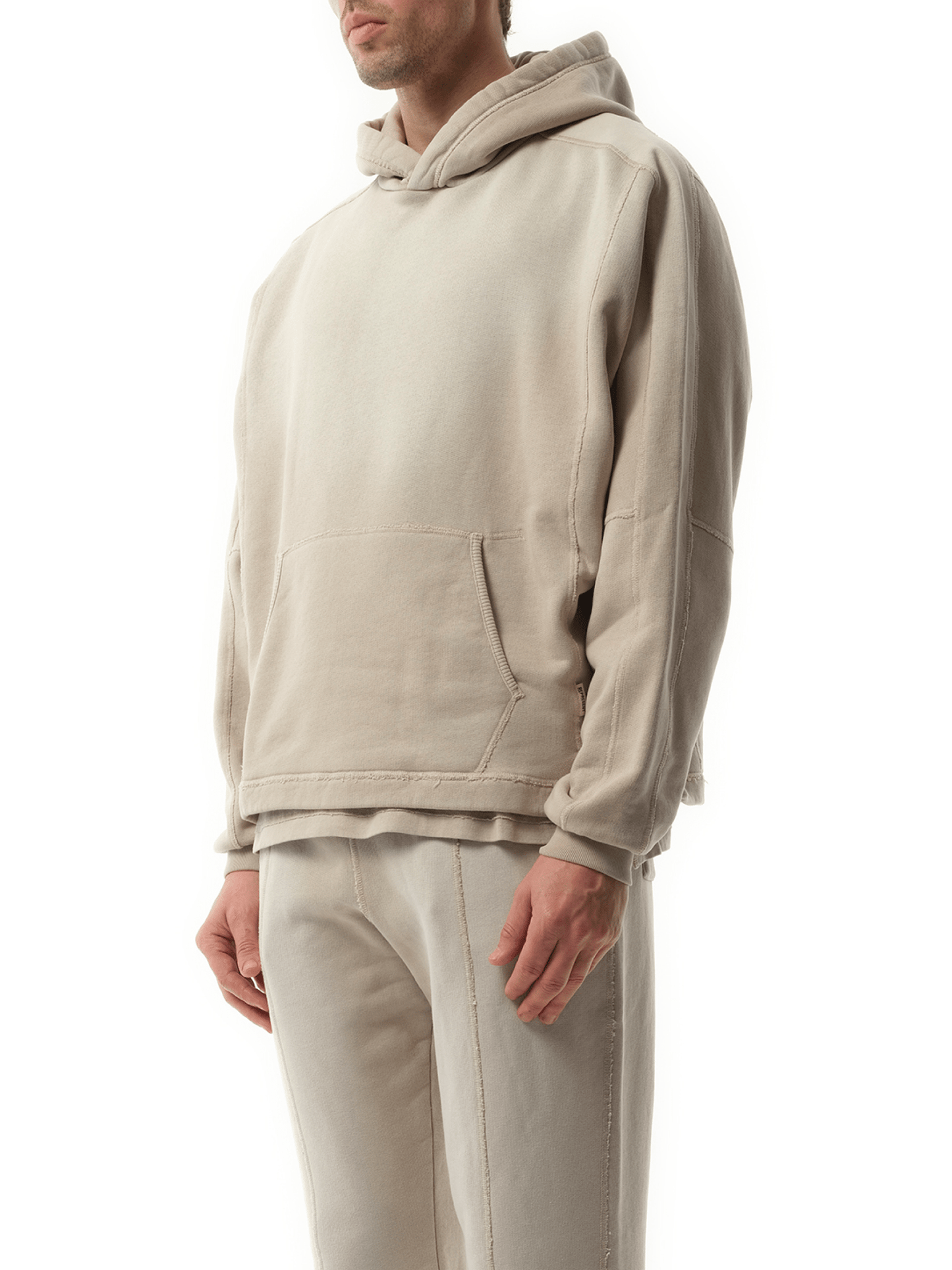 REPRESENT Step Hem Hoodie (Brown)