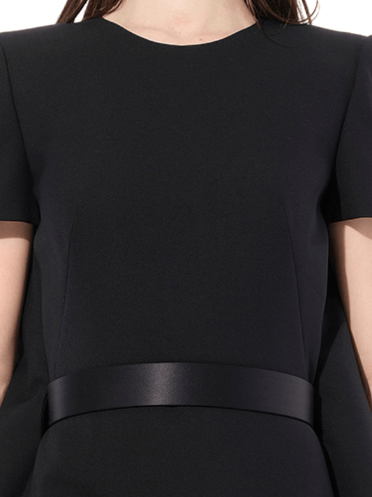 ALEXANDER MCQUEEN Abito Wool Dress (Black)