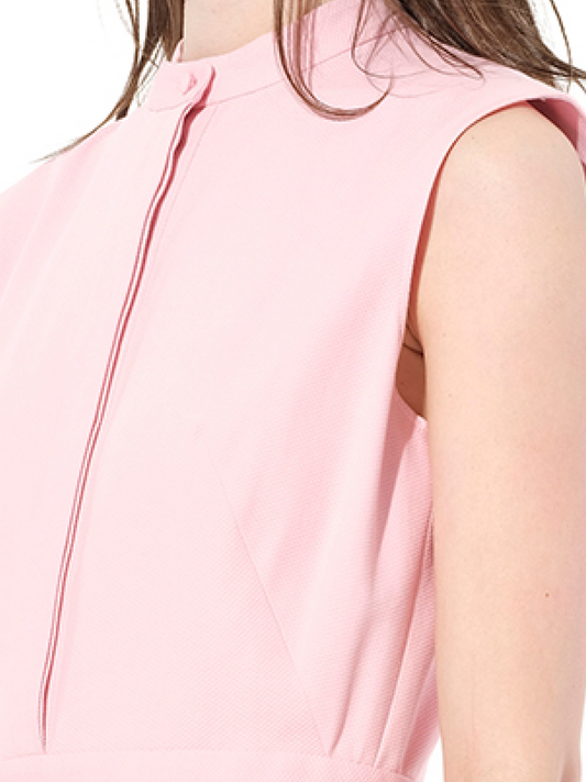 ALEXANDER MCQUEEN Cotton Piquet Dress (Pink)