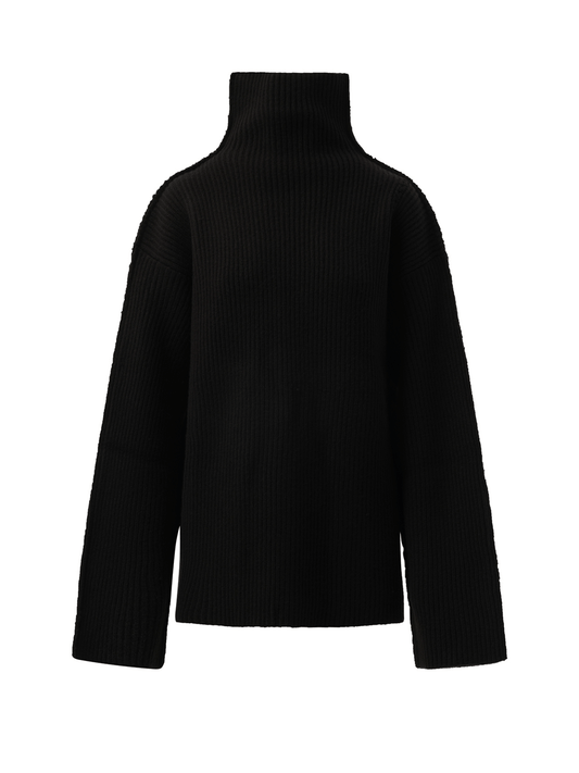 MARNI Long Sleeve Turtleneck Sweater (Black)