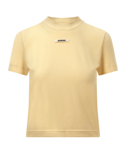 JACQUEMUS Le T-Shirt Gros Grain (Beige)