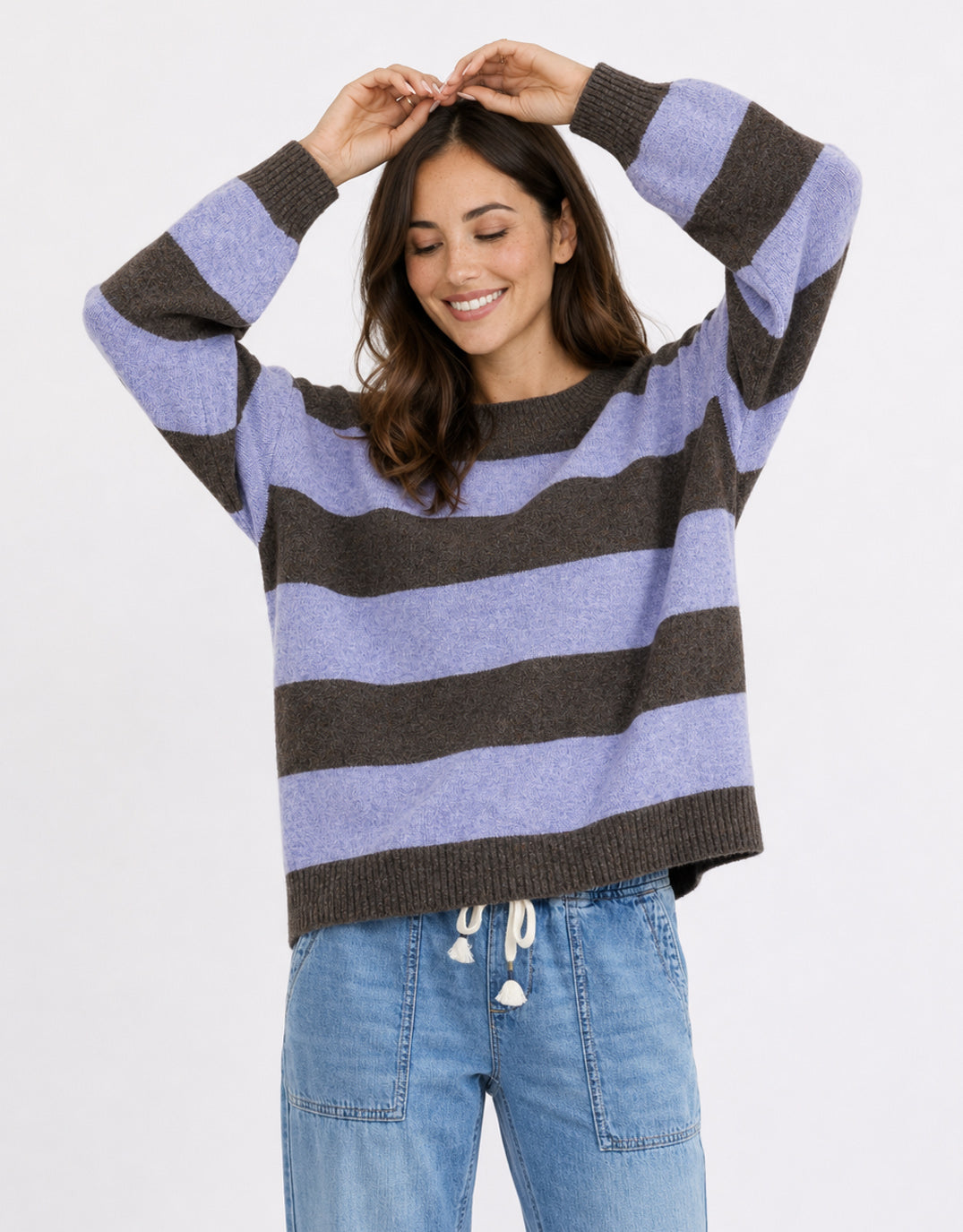 132 Fashion Frankie Knit (Lilac/Choc)
