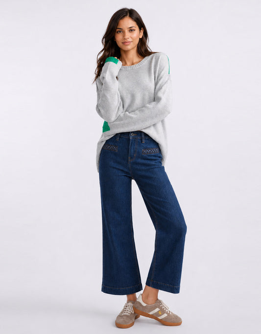 Kireina Freya Plait Pocket Jean (Palisade Blue)