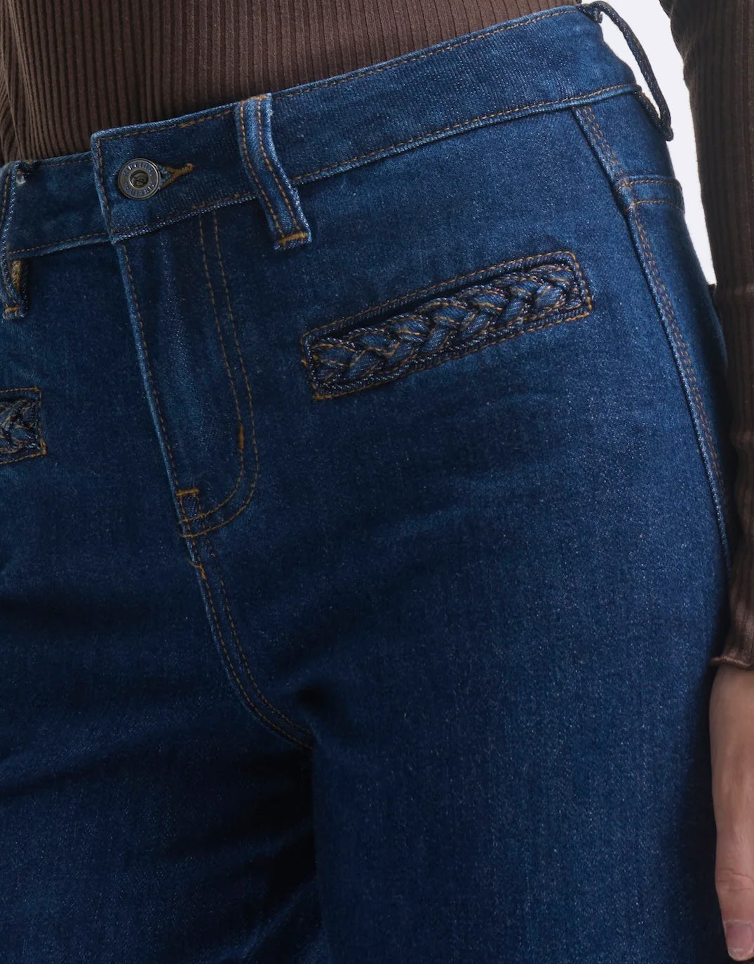Kireina Freya Plait Pocket Jean (Palisade Blue)