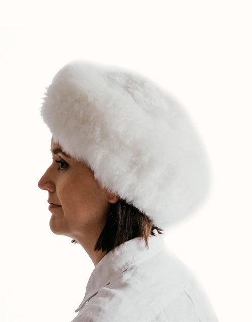 Auskin® Garment Alpaca Huacaya Hat (White)