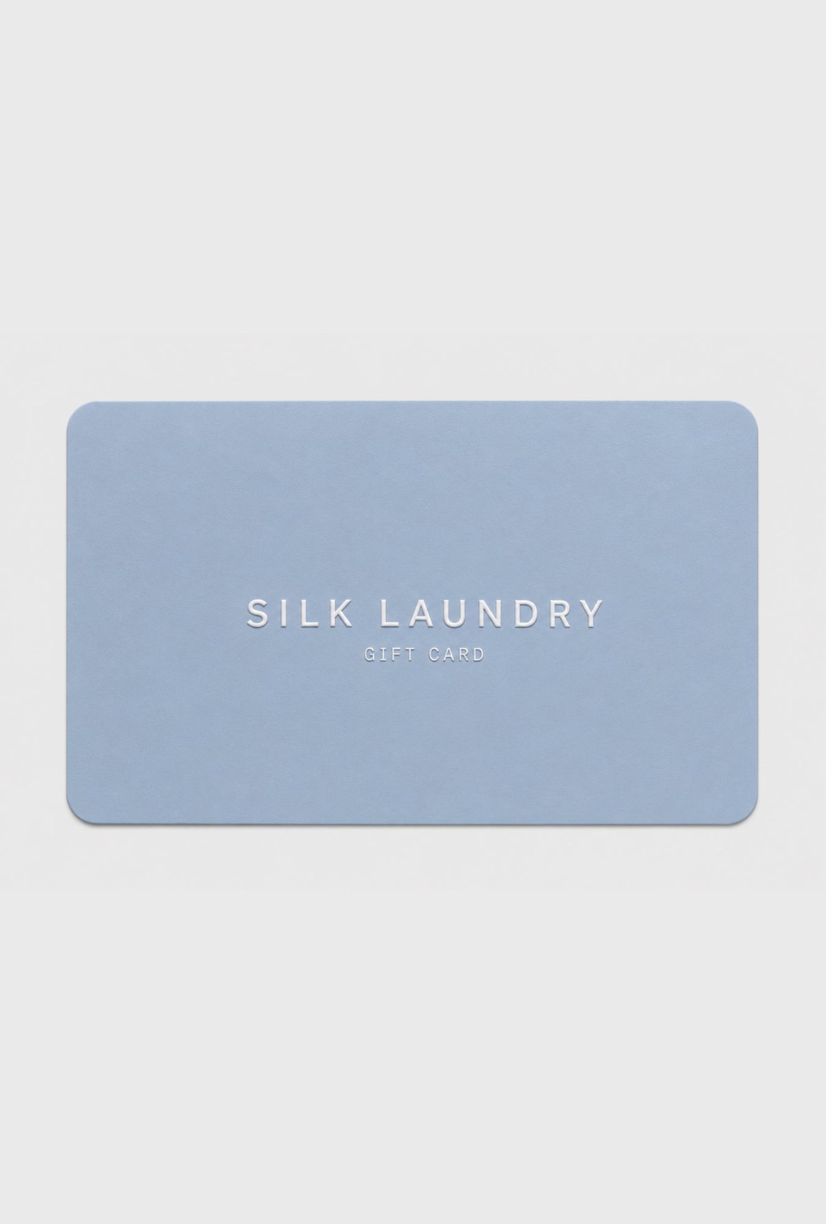 Image of Gift Cards. Product name - SILK LAUNDRY GIFT CARD in Card colour by brand - Silk Laundry