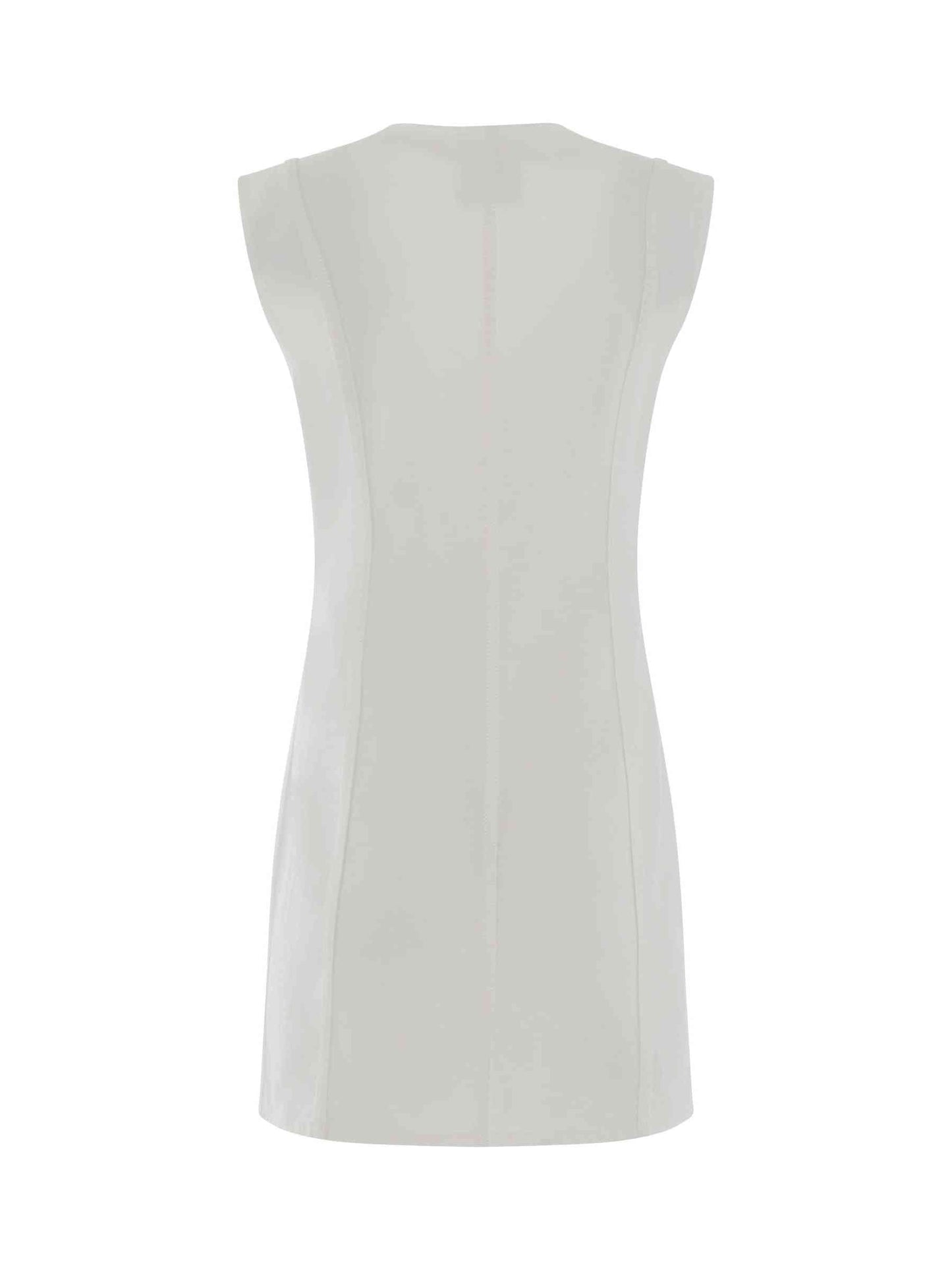 GIVENCHY Padlock Denim Dress (White)
