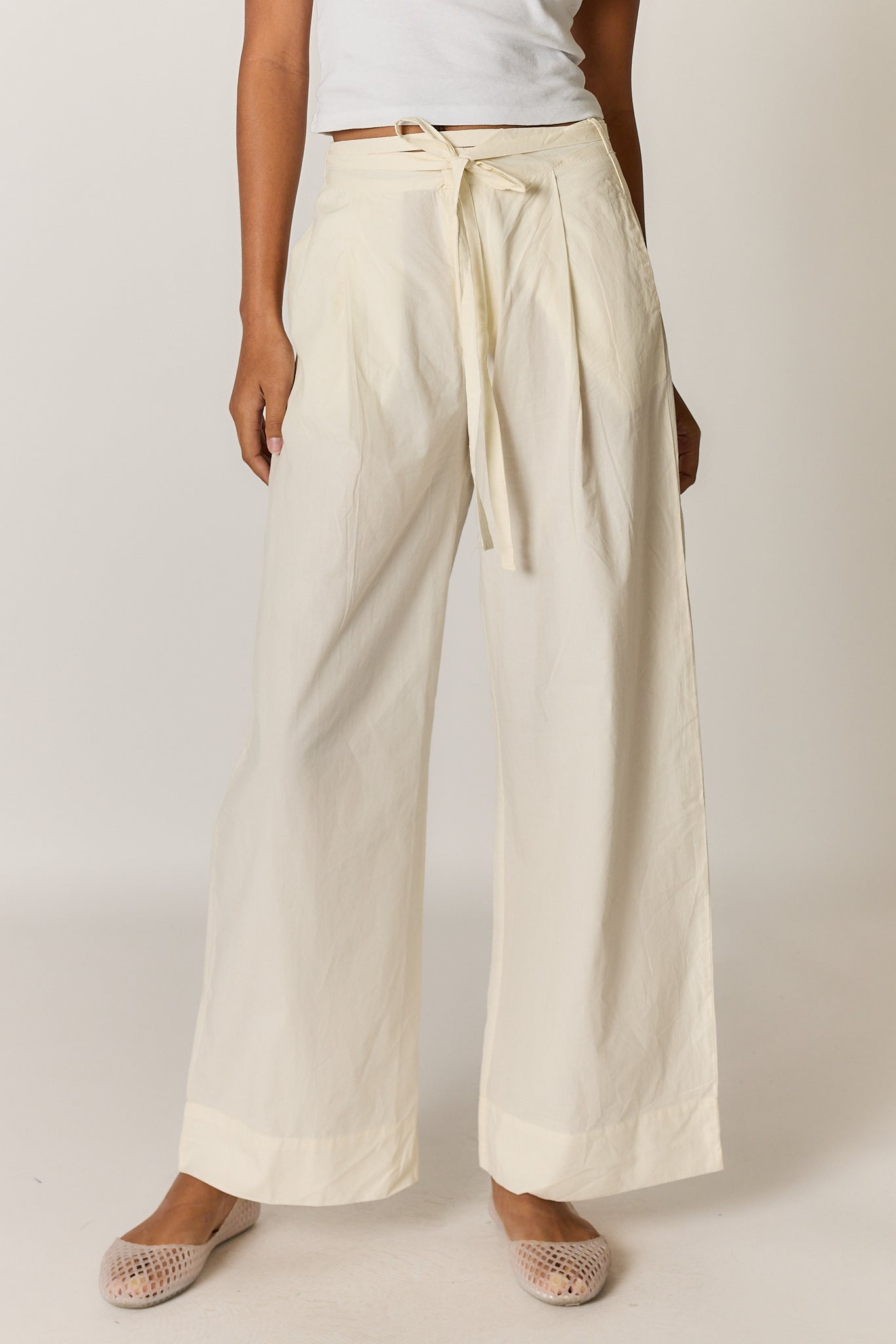 Giliann Floyd Tie Pant (Coconut)