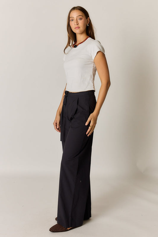 Giliann Floyd Tie Pant (Black)