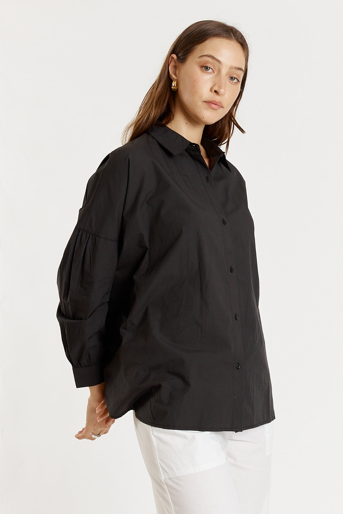 Giliann Casa Cut Out Shirt (Black)