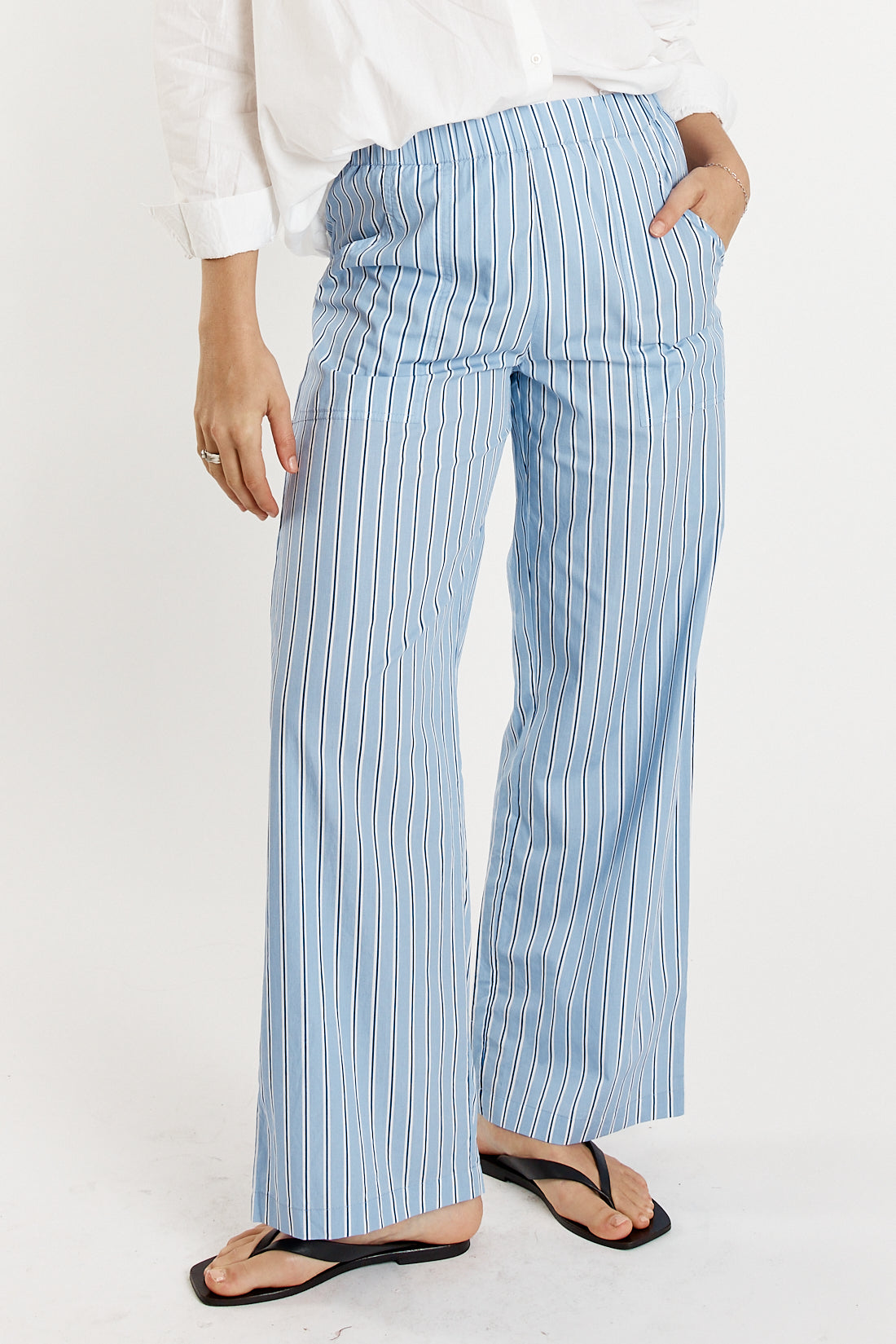 Giliann Jean Pant Stripe (Blue)