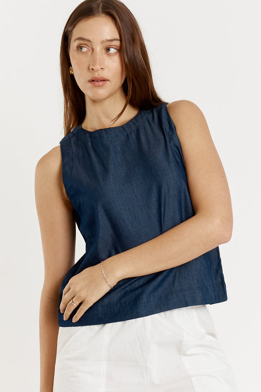 Giliann Lolita Singlet (Denim)