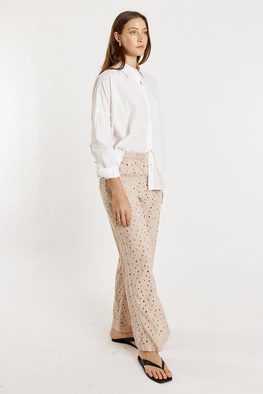 Giliann Olive Pant (Cream)