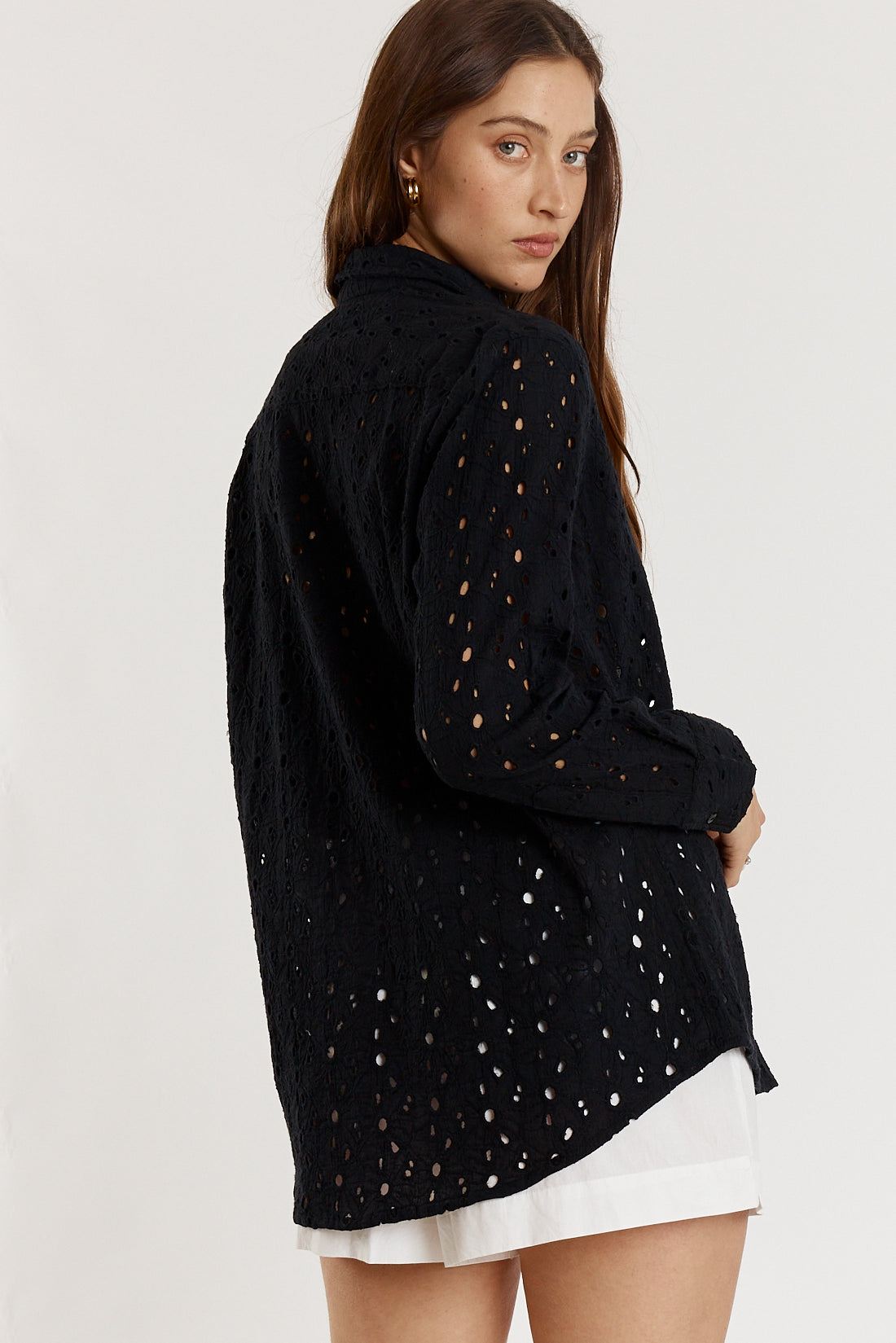 Giliann Olive Shirt (Black)