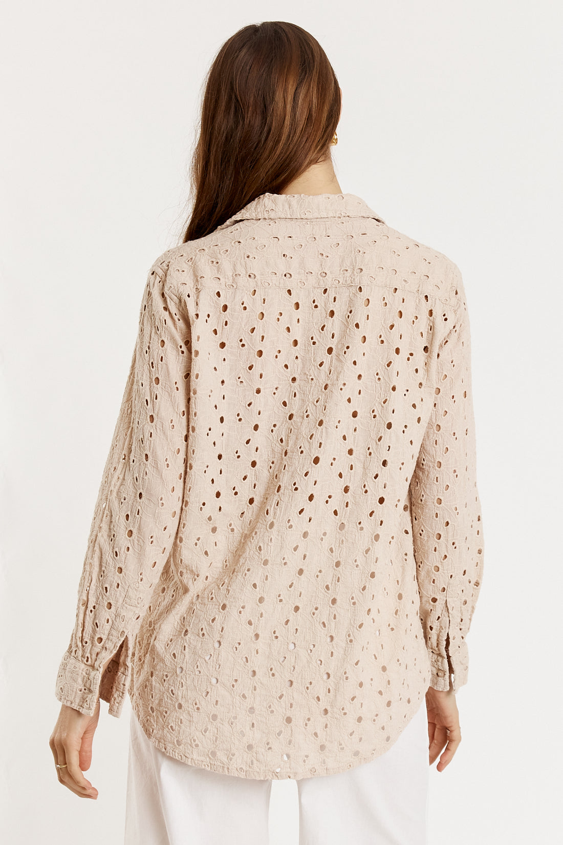 Giliann Olive Shirt (Cream)