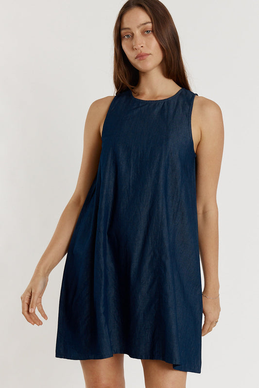 Giliann Palma Dress (Denim)