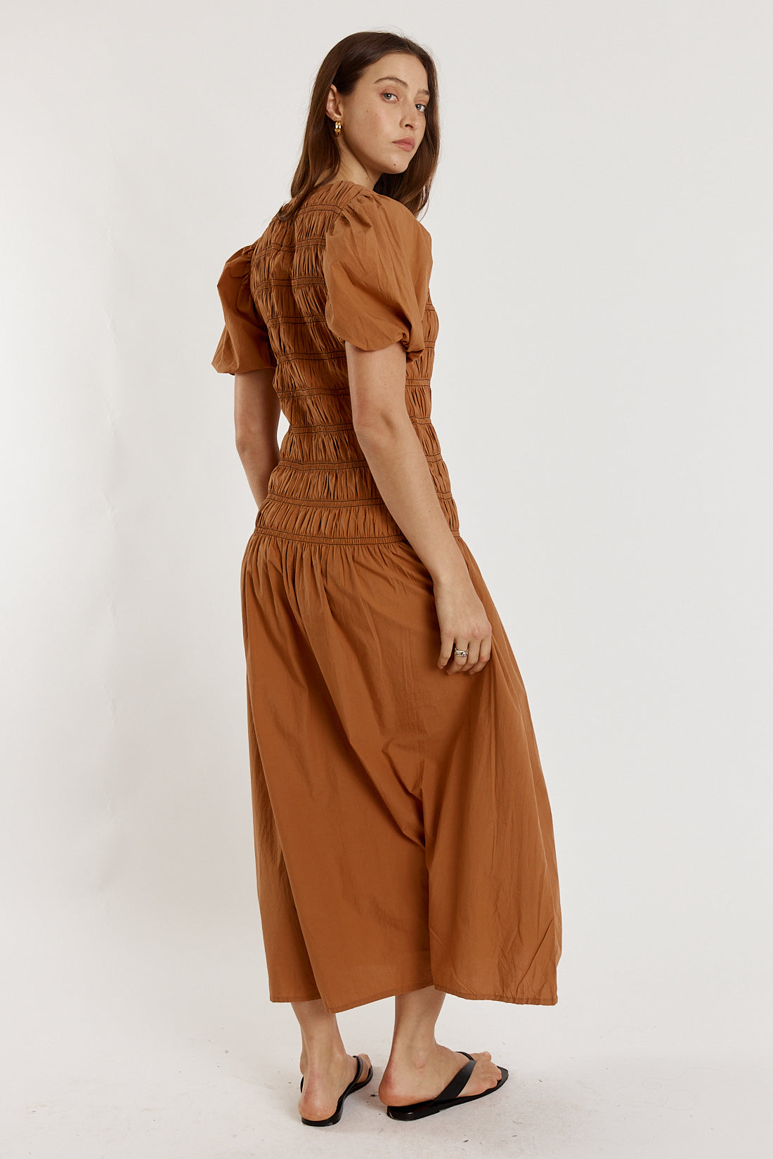 Giliann Pyke Dress (Brown)