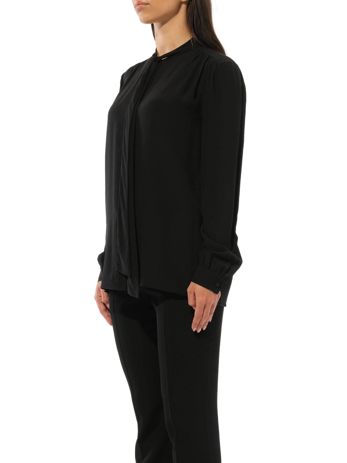 GIVENCHY Long Sleeve Top (Black)