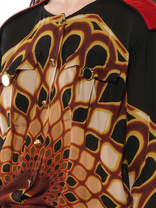 GIVENCHY Short Dress with Print (Multicolor)