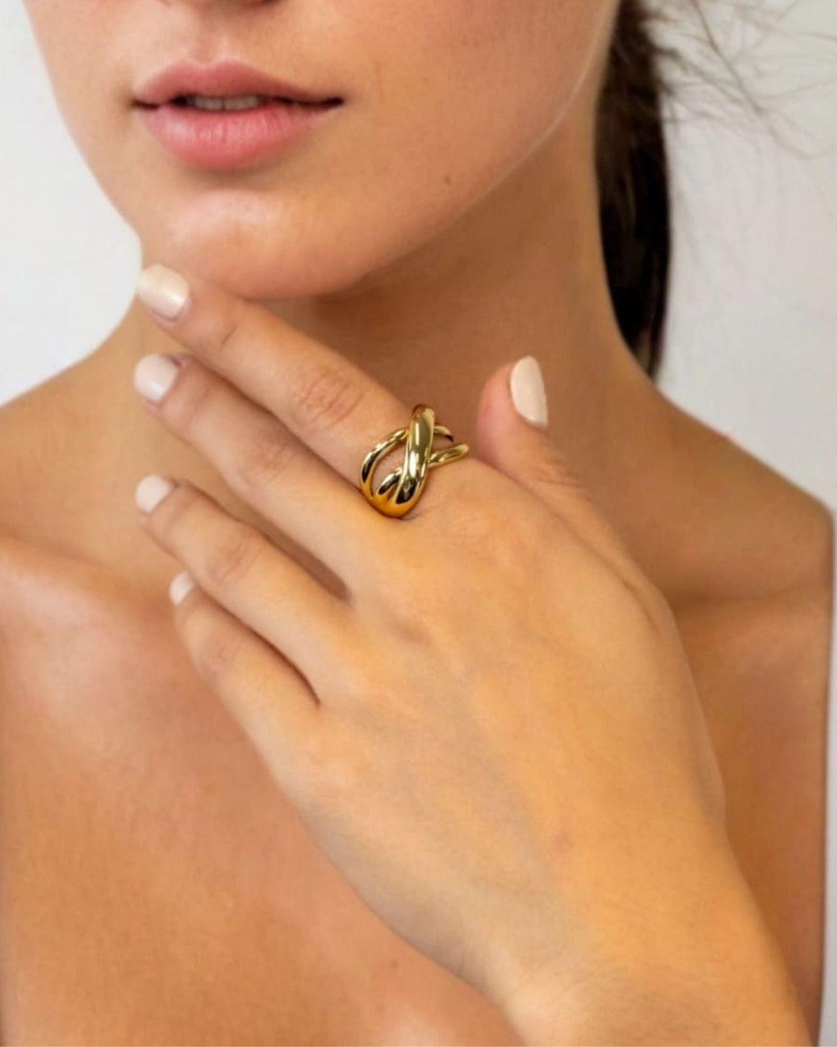 LAVANA Glide Gold Ring