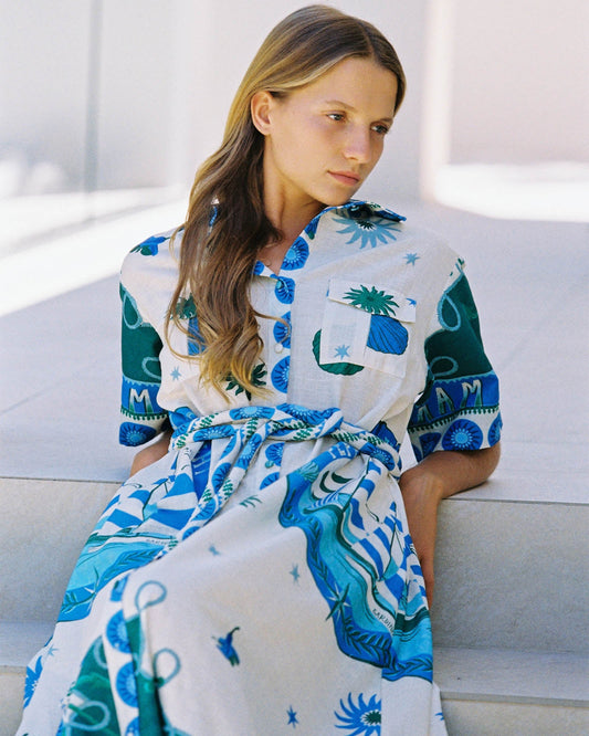 Walnut Melbourne Cannes Dress (Andiamo)