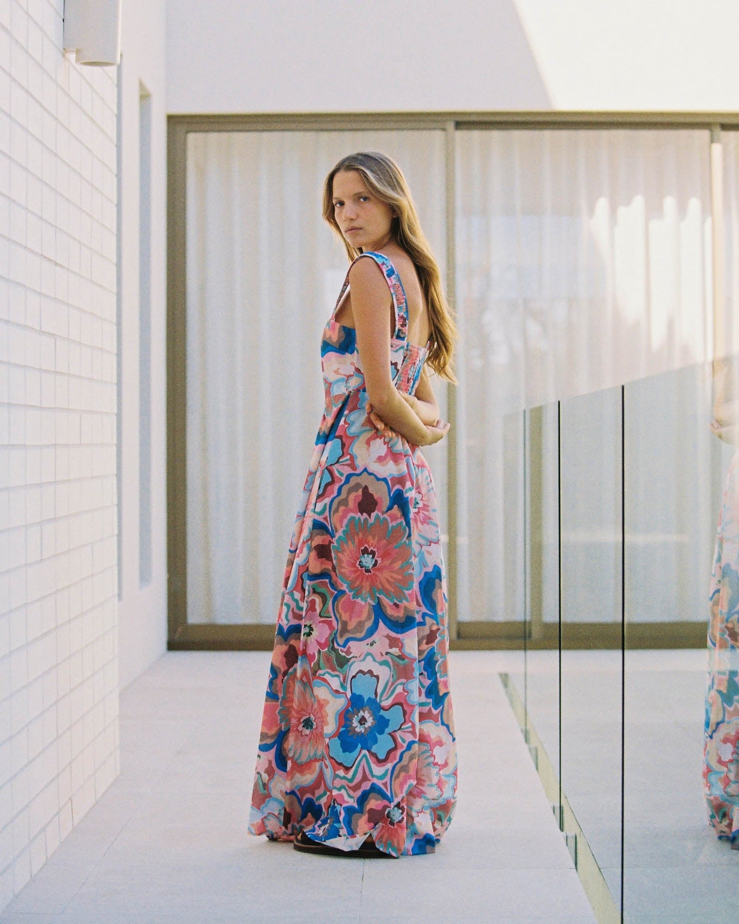 Walnut Melbourne Roma Dress (Bomba Di Fiori)