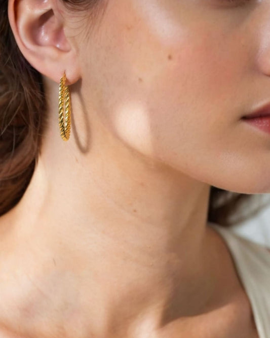 LAVANA Grace Gold Hoop Earrings