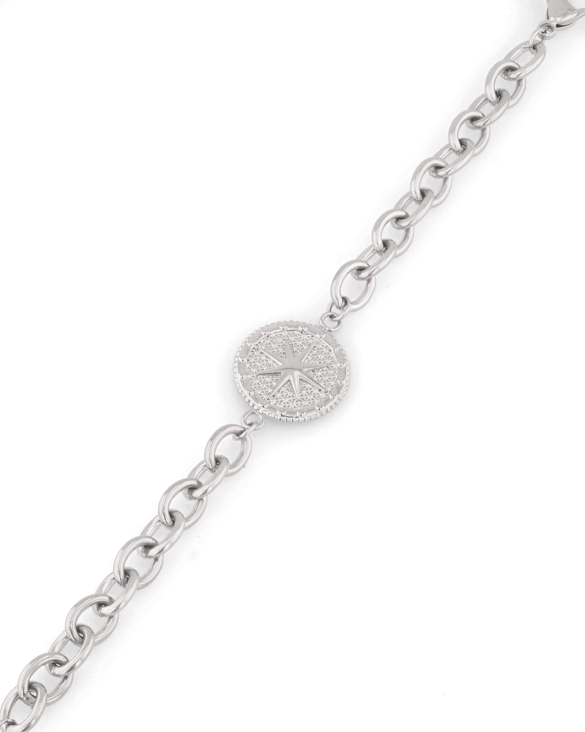 LAVANA Guiding Star Silver Chain Bracelet