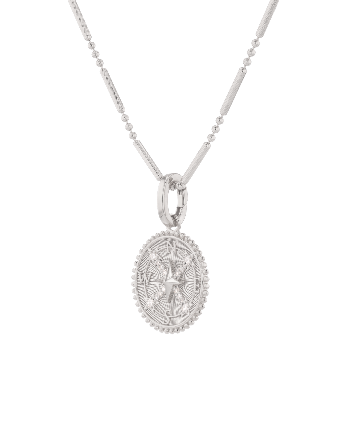 LAVANA Guiding Stars Silver Diamond Pendant