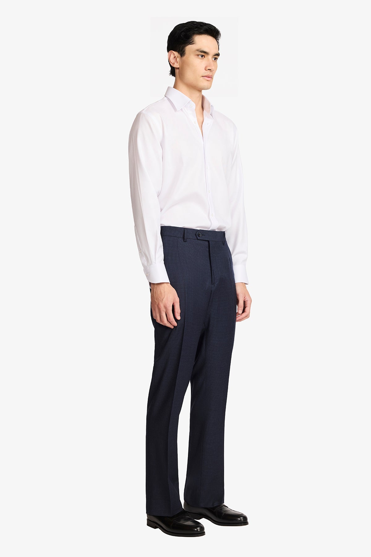 Anthony Squires Gus Formal Shirt Twill (White)