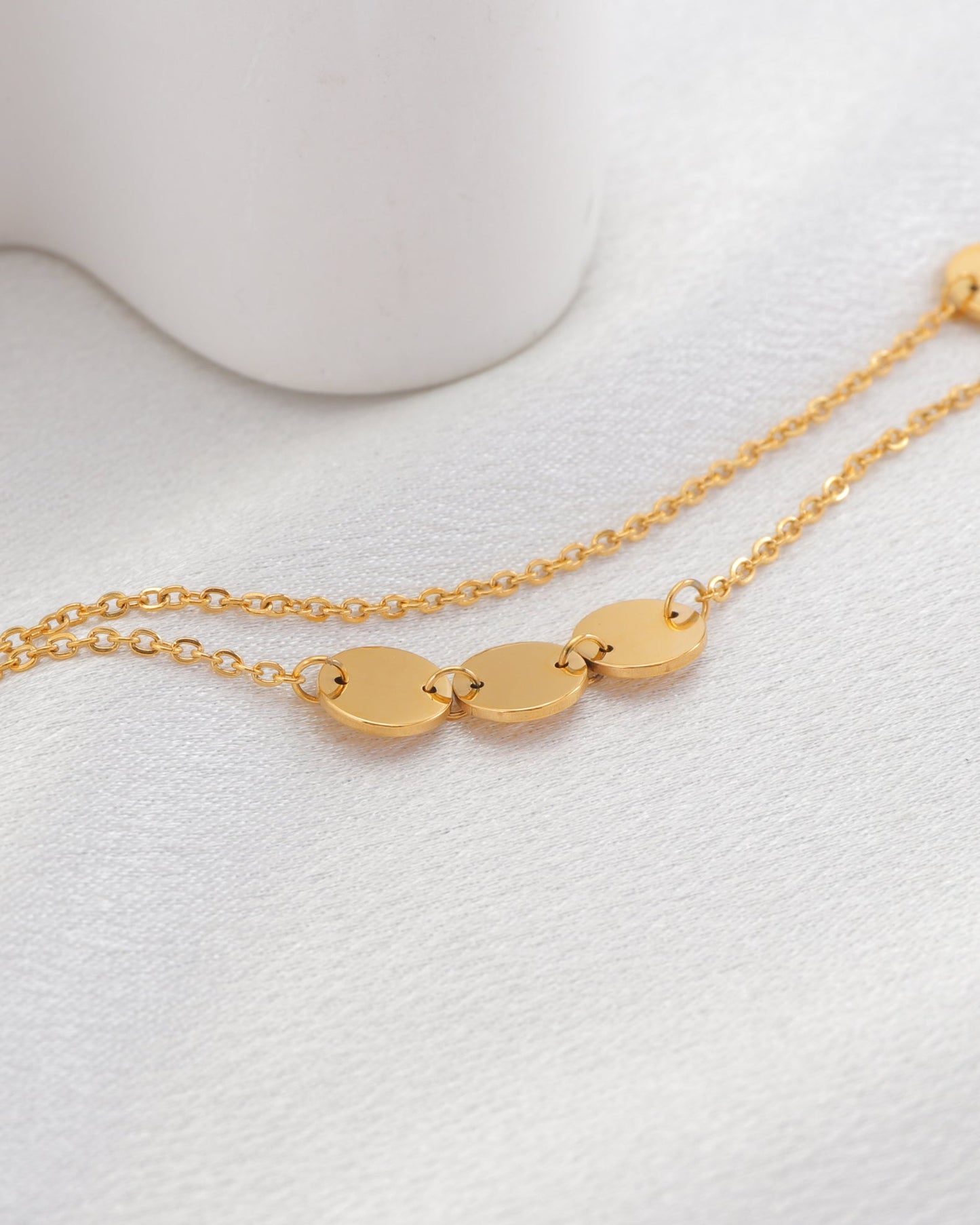 Heychic Mara Circle Chain Bracelet (Gold)
