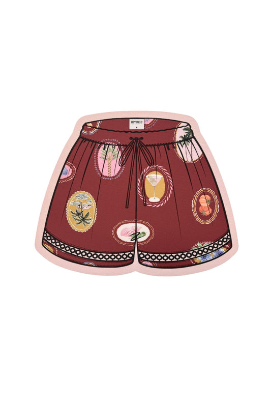 HEYCHIC Fifi Wine Abstract Mouse Pad (Red)