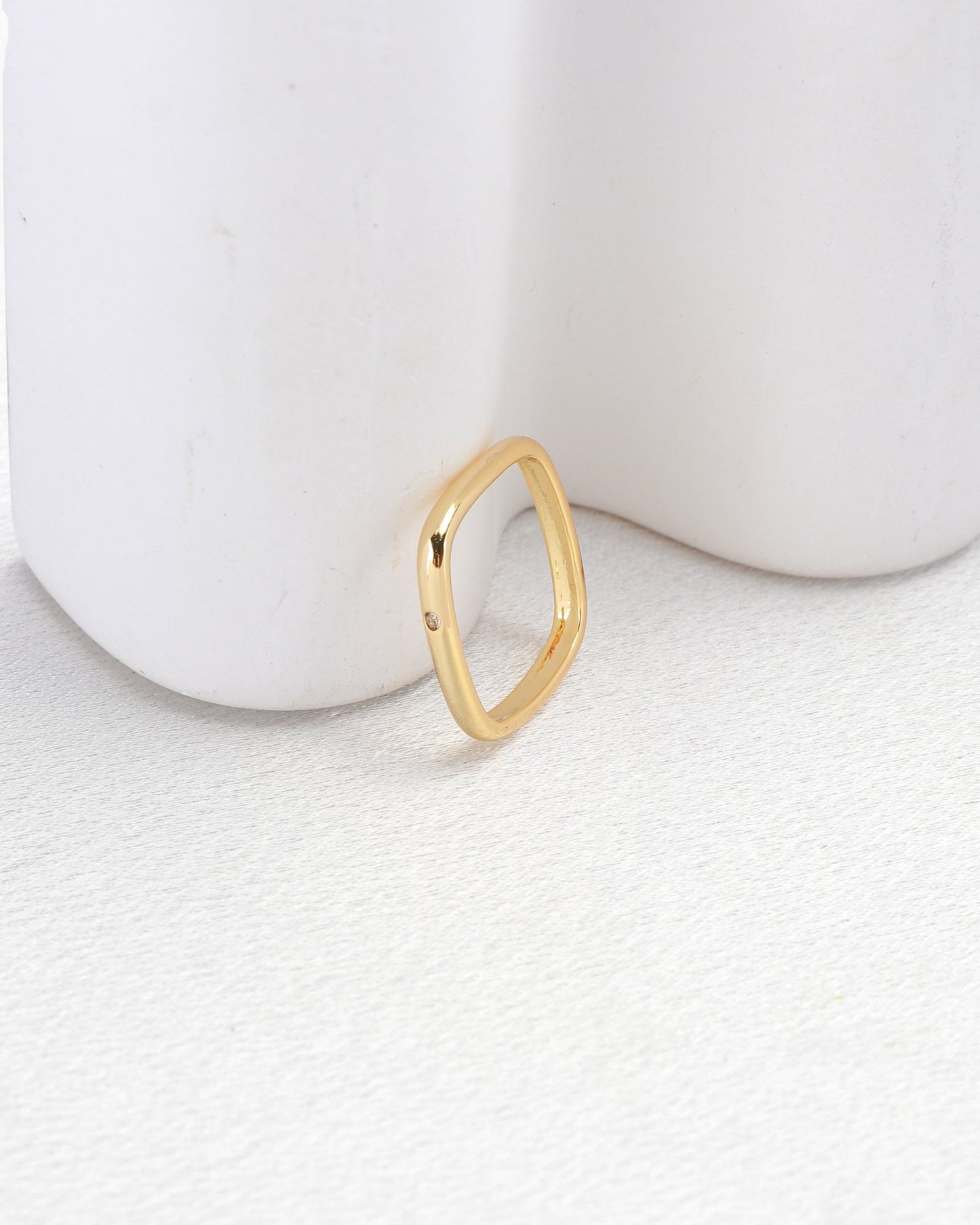 Heychic Quadra Square Ring (Gold)