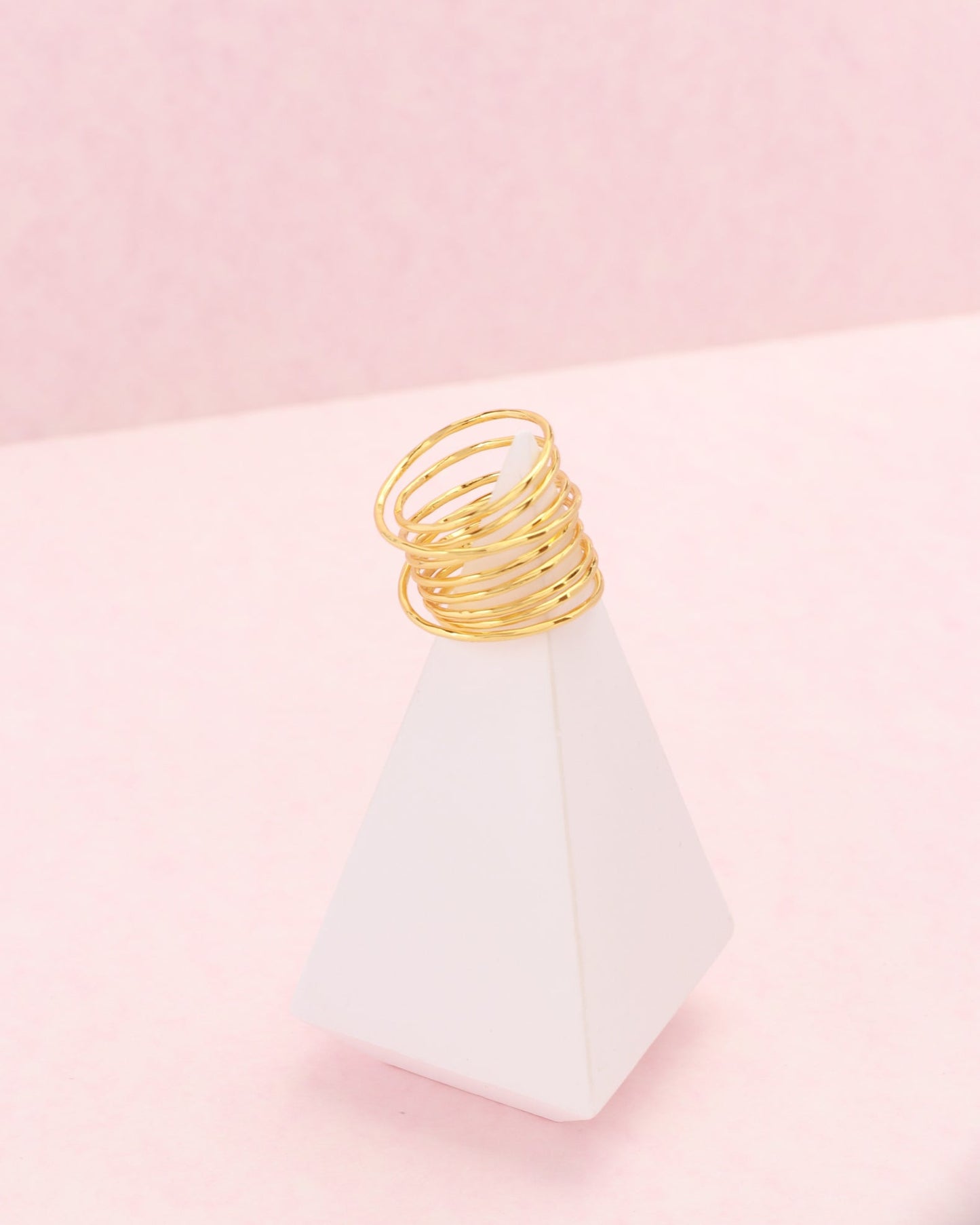 Heychic Solara Gold Thin Wrap Ring (Multi)
