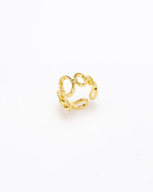 Heychic Celia Chain Link Ring (Gold)