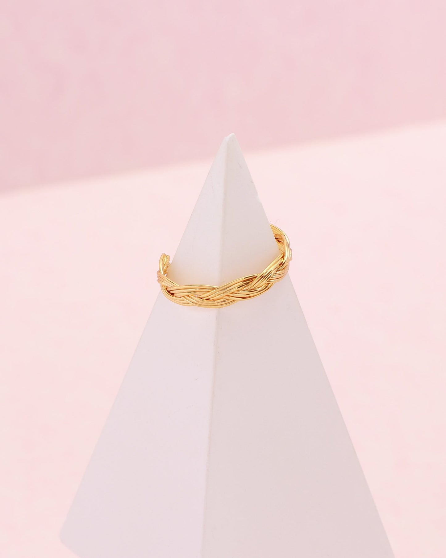 Heychic Tressa Braided Ring (Gold)
